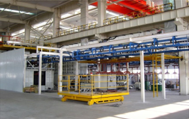 Coating line for aerospace parts1