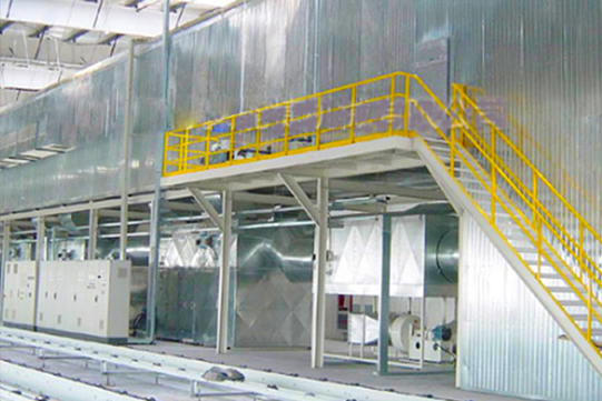 Automotive electrophoresis coating line